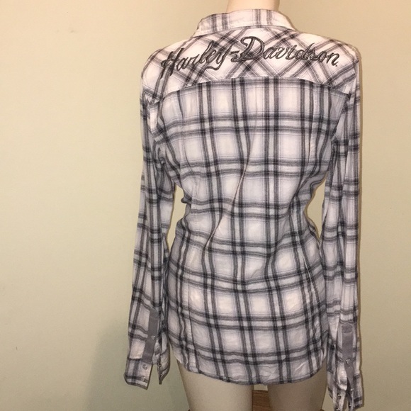 Harley Davidson Button Down Medium EUC - Picture 3 of 7
